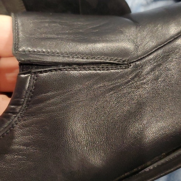 Magnanni black butter soft leather slip on square toe loafer main image 5